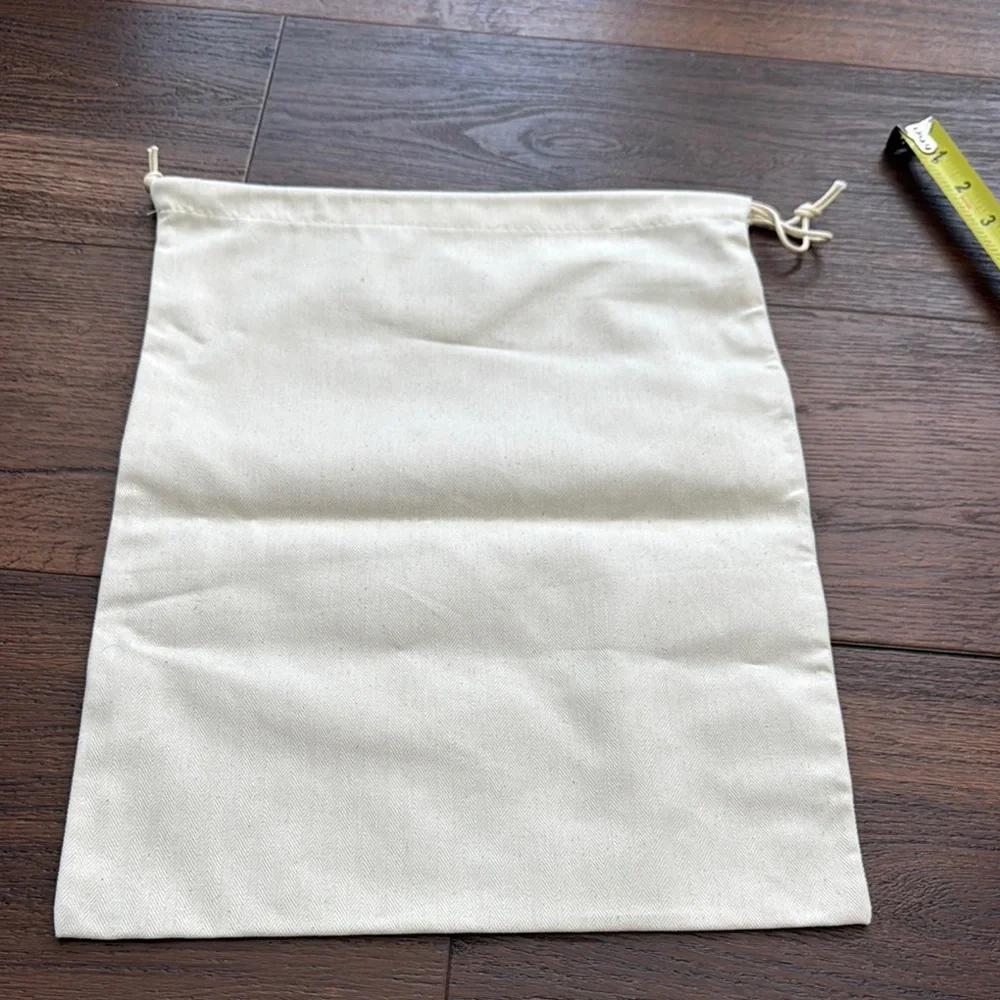 Loro Piana Ivory Drawstring Pouch